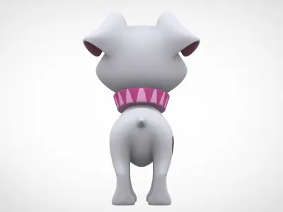 Rebecca  Low-poly 3D model