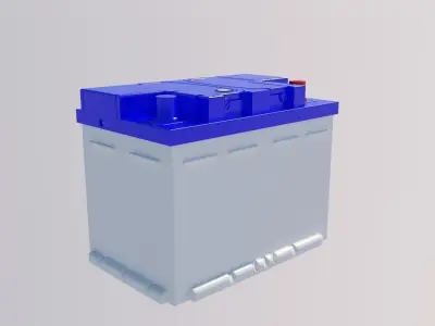 Car Battery 3D print model