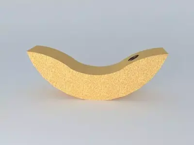 Banana rocking chair 3D model