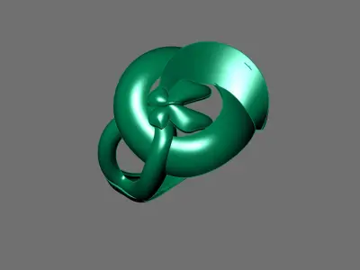 Plain Ring Women Ready STL 3DM Models Womens Rings 3D models 3D print model 6