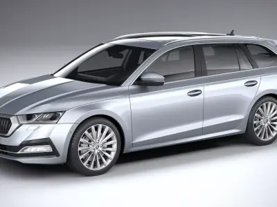 Skoda Octavia Estate 2020 3D model