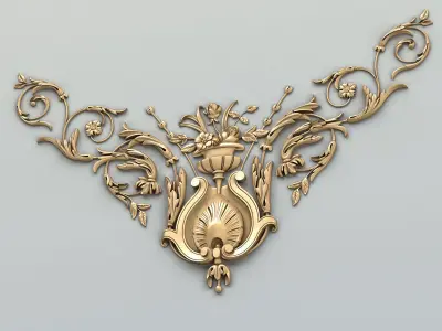 Corner decor 021 3D model