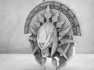 Dota2 Blood-Seeker pendant necklace  3D print model
