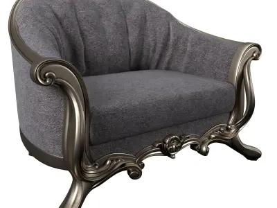Classic Armchair  MONDELUX 3D model