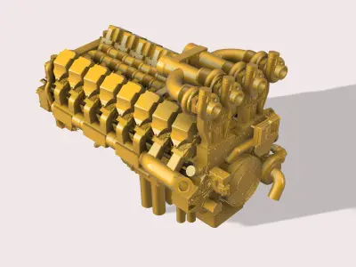 CATERPILLAR C175-16 3D print model