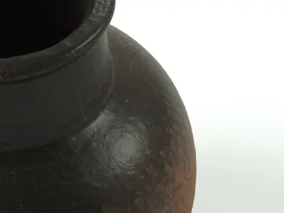 Fritz van Daalen - jug brown 3D model