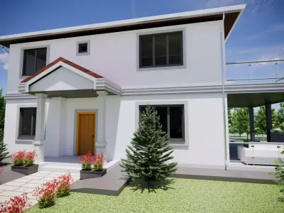 VILLA 3D model buy