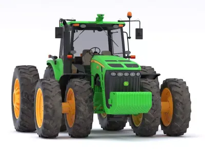John Deere 8530 Wheel Tractor 3D model