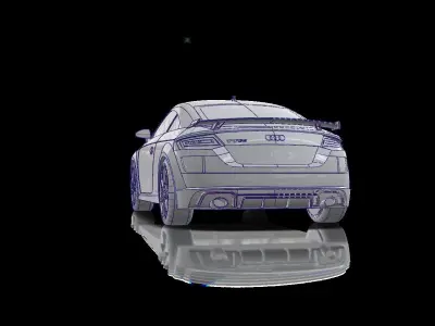 Audi TT RS 3D model