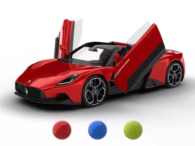 Maserati MC20 Cielo 2023 HQ 3d model 3D model