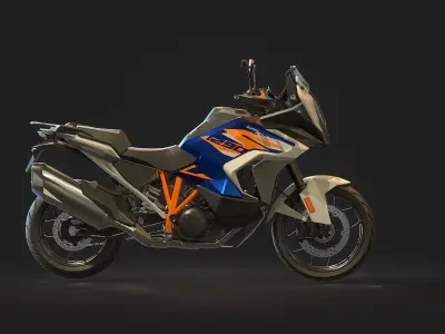 Base model  KTM 1290 Super Adventure 2021 3D model