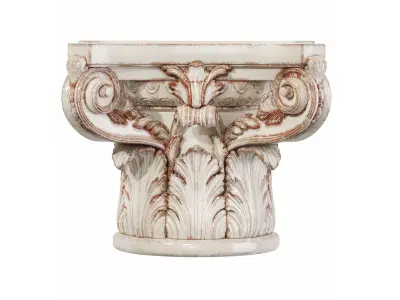 Classic capital 04 3D model