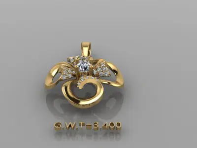 FASHION  PENDANT 3D model shop