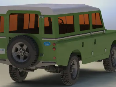 La serie Land Rover 1948-1985 3D print model