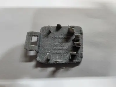 vw polo 8 front bumper tow cover 3D print model