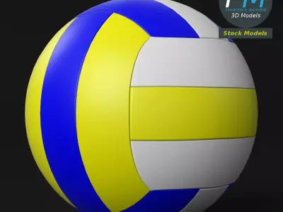 Beach volleyball 3D model