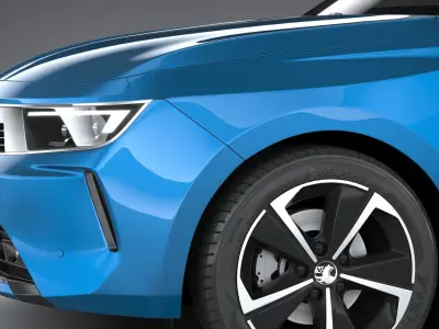 Vauxhall Astra Sports Tourer Basic 2022 3D model