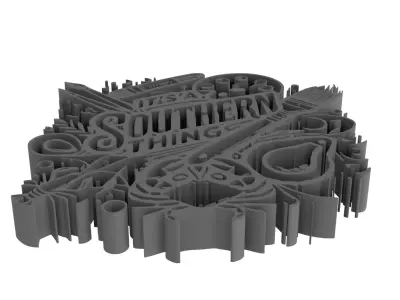 Southern Thing Logo 3D model