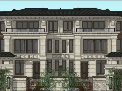  The Louvered House 3D model