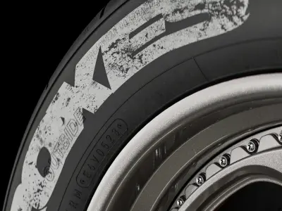 Toyo Proxes TQ 345 40 R17 3D model