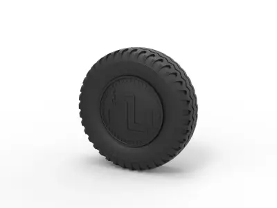 Offroad wheel 31 3D print model