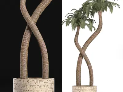 Plants Collection 160 Egyptian Plants 3D model