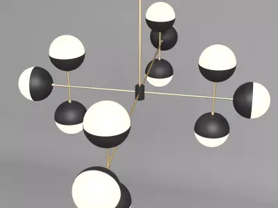 Ball Ceiling Light 3D model