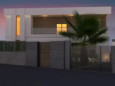 Modern Mauresque Luxury Villa High Quality 3D Model 3D model