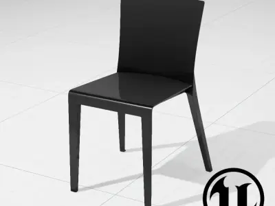 MolteniC Alfa Chair UE4 Low-poly 3D model