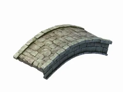 Stone Pastoral Farm - Stonebridge 02 3D model