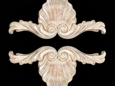 Classic carved 081 3D model