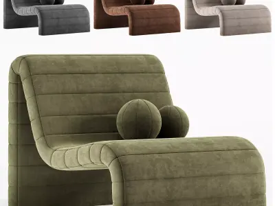Zurich Occasional Chair By Cocorepublic 3D model purchase