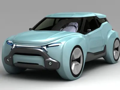 Mammoth SUV - 1 3D model