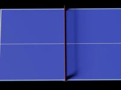 ping-pong table Free 3D model