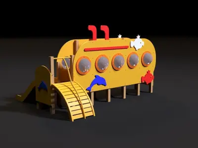 Playground Yellow Submarine 3D model