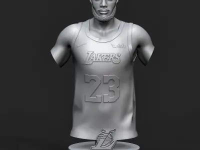 LeBron James 3D Printable 1 3D print model