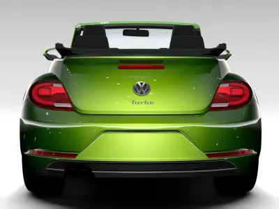 VW Beetle Convertible Turbo 2018 3D model