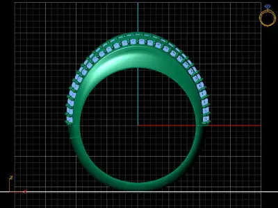 Women Ring 3DM Womens Ring 3d models 3D print model 3D print model 70