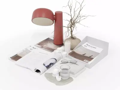 Decor set 3D model get