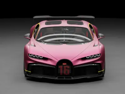 Bugatti Chiron 3D model