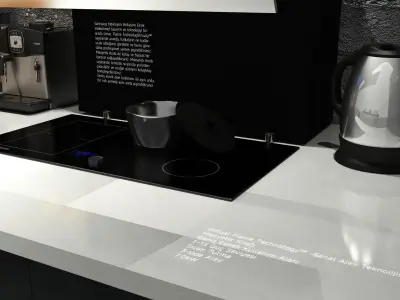 Kitchen Concept Exhibition Stand 3D model