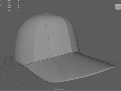 Charles Leclerc Ferrari Hat 3D model