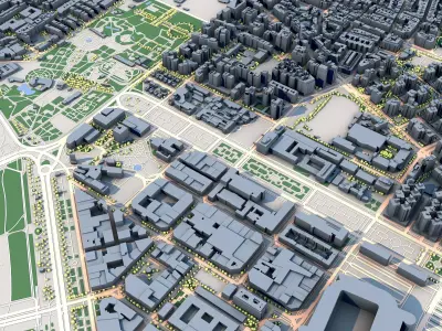 Valencia City Spain  3D model