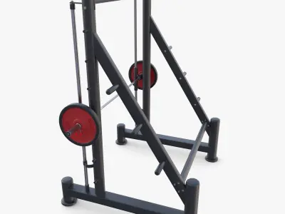 Smith machine 3D model