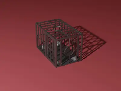 BDSM cage 3D model