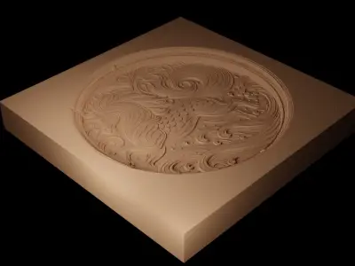 Kelpie CNC 3d Print High Relief Sand Casting 3D print model