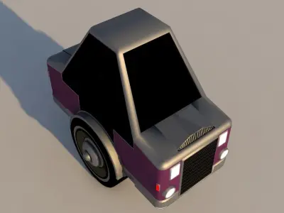 Sci Fi Car 3D model
