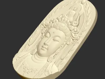 Kwanyin Bodhisattva 3D print model