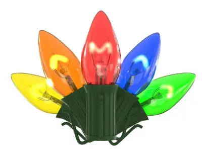 Bulb C7 Low-poly 3D model