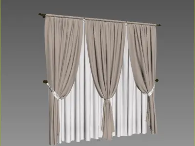 curtain 28 3D model